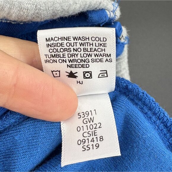 Hanna Andersson Baby Sunsoft Terry Shark Hoodie Size 6-12M Blue Swim Cover up - Picture 7 of 9